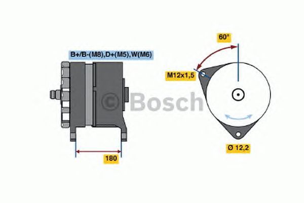 BOSCH REMAN ALTERNATOR (HGV) – 0986045990