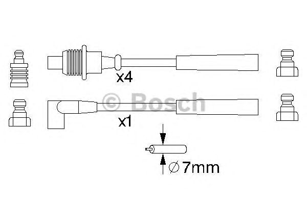 BOSCH IGNITION LEAD – 0986356715