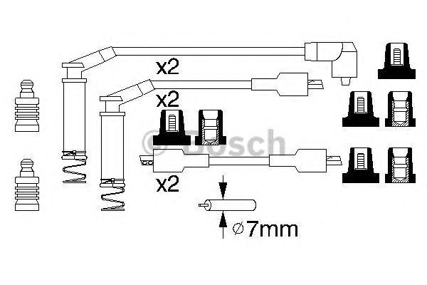 BOSCH IGNITION LEAD – 0986357125