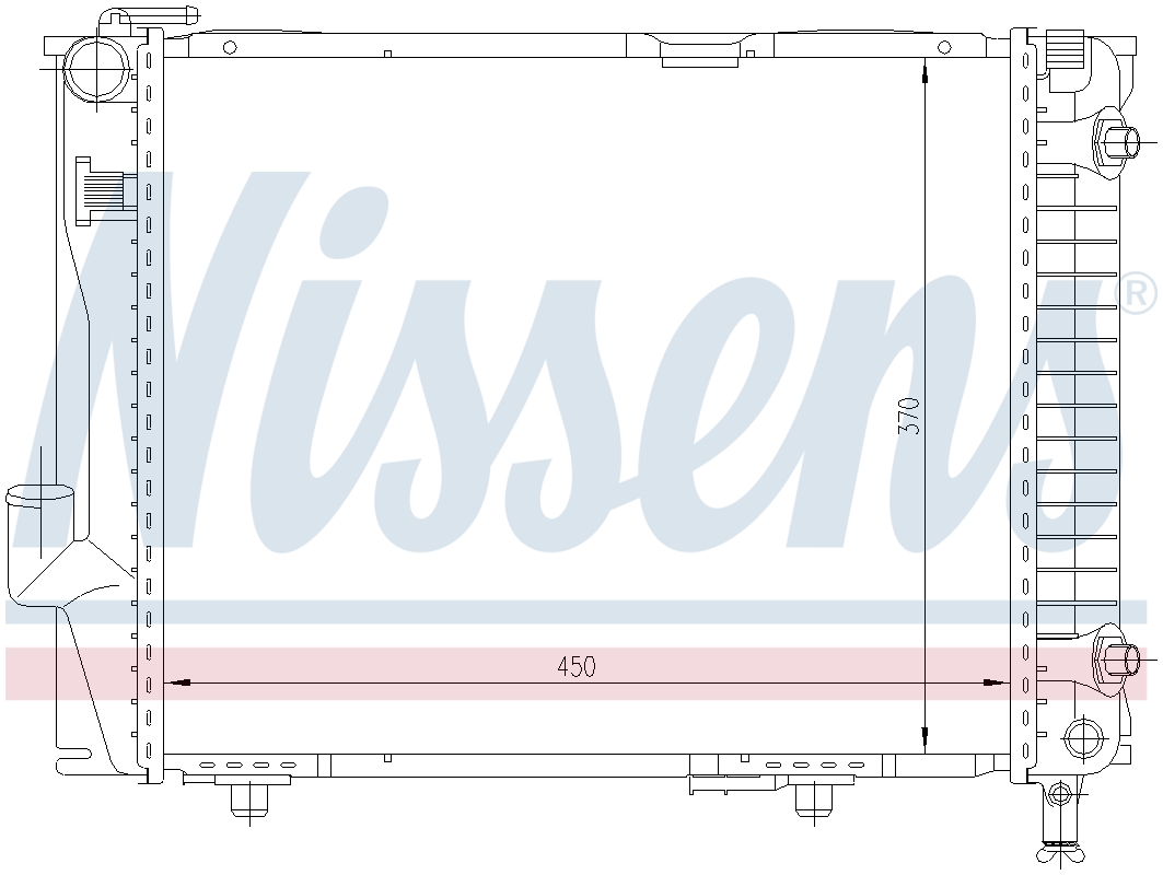 Nissens 60854 Radiator engine cooling