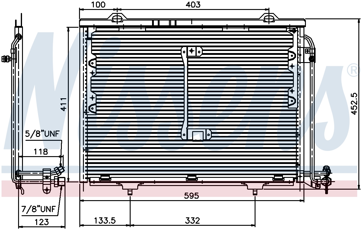 Nissens 94208 Air-con Condenser Next working day to UK!