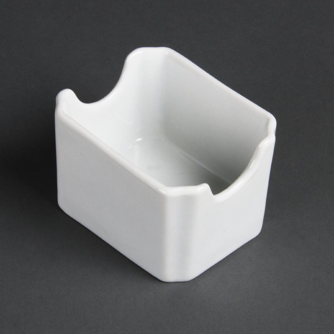 Olympia Whiteware Sachet Holders (Pack of 6) – [C346]