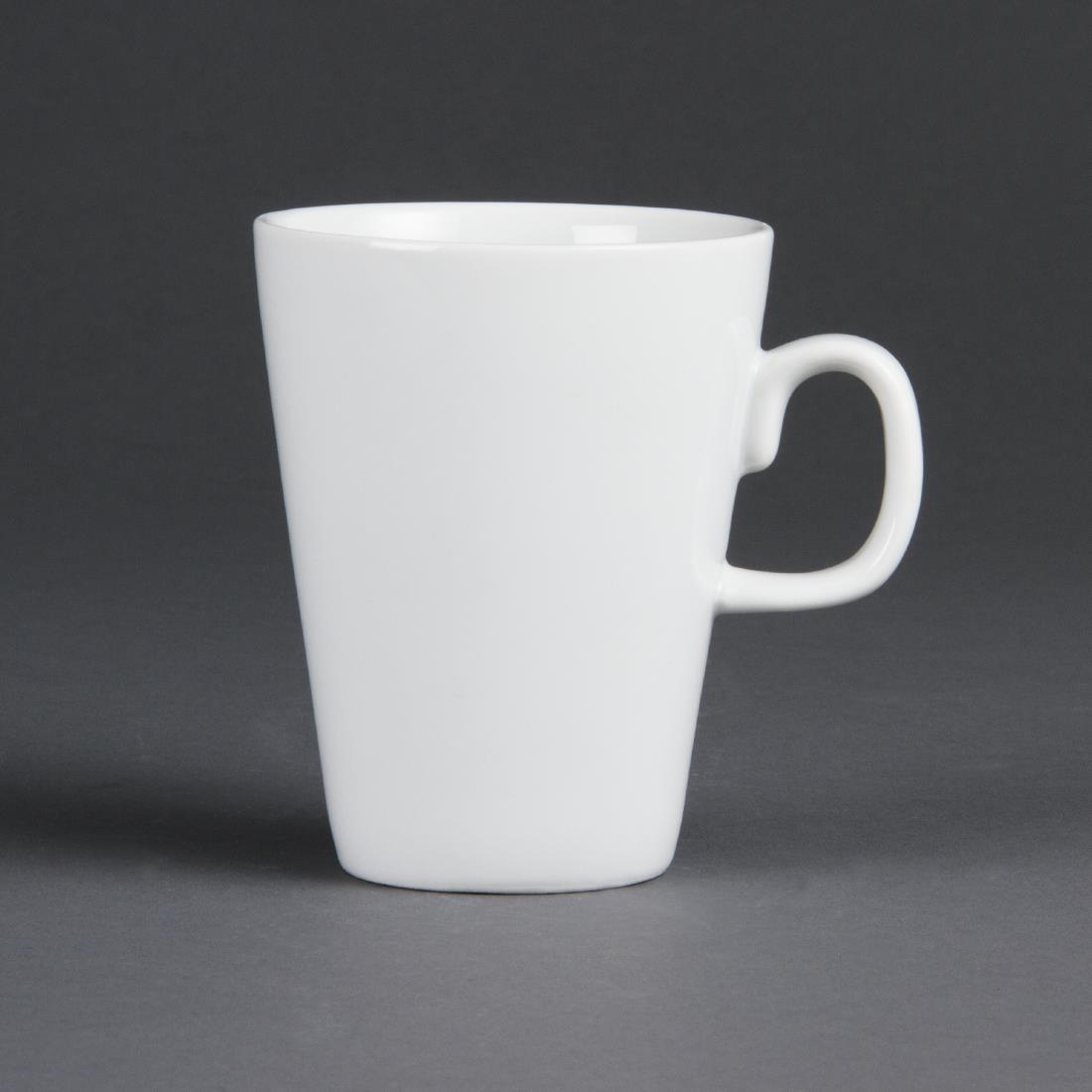 Olympia Whiteware Latte Mugs 310ml 11oz (Pack of 12) – [C359]