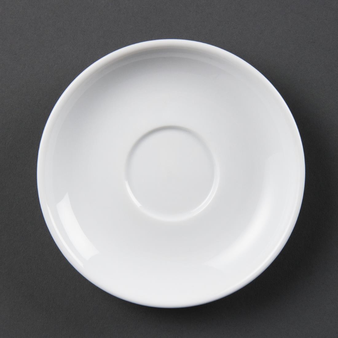 Olympia Whiteware Espresso Saucers (Pack of 12) – [CB465]