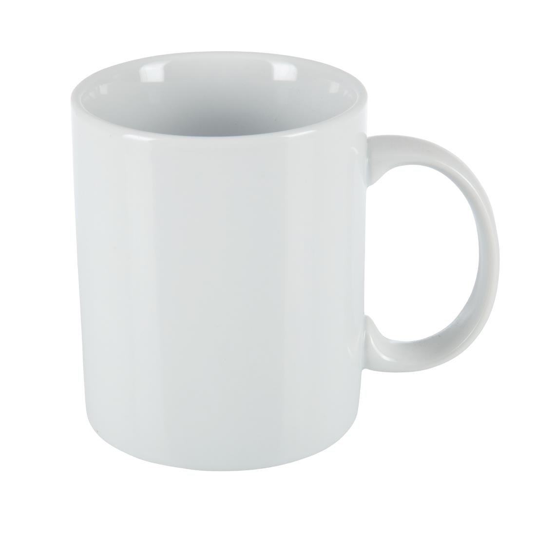 Olympia Whiteware Standard Mugs 284ml 10oz (Pack of 12) – [CB466]