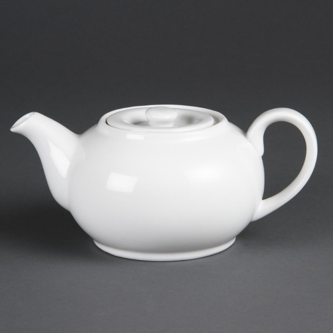 Olympia Whiteware Teapots 426ml (Pack of 4) – [CB473]