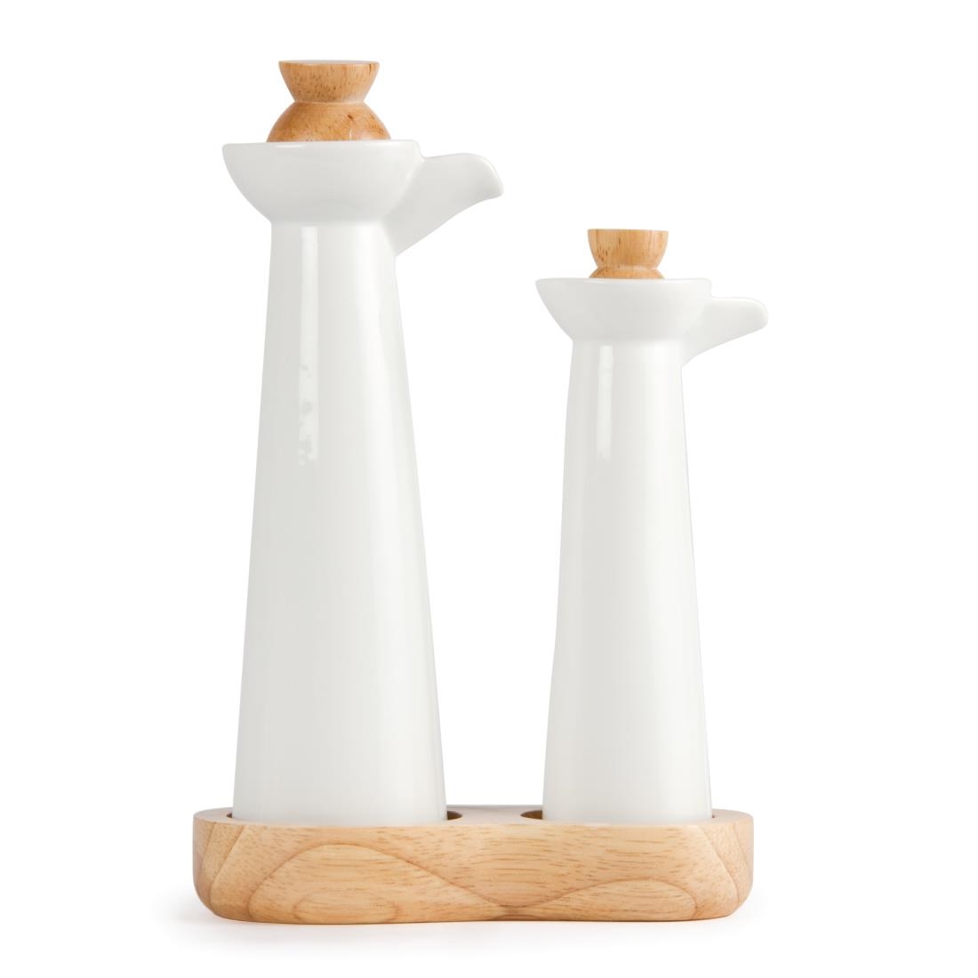 Olympia Whiteware Vinegar and Oil Set – [CB705]