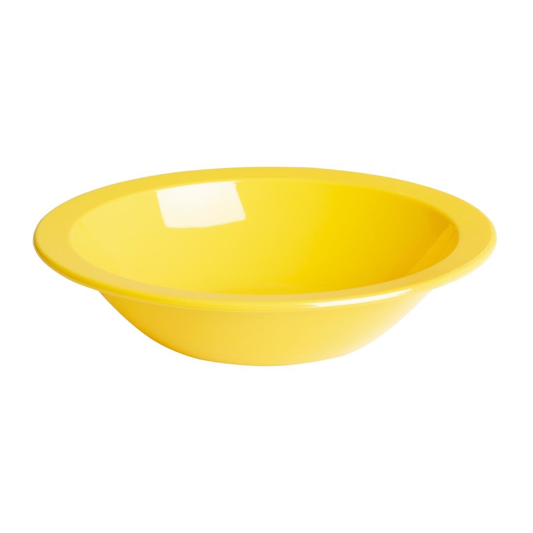 Kristallon Polycarbonate Bowls Yellow 172mm (Pack of 12) – [CB771]