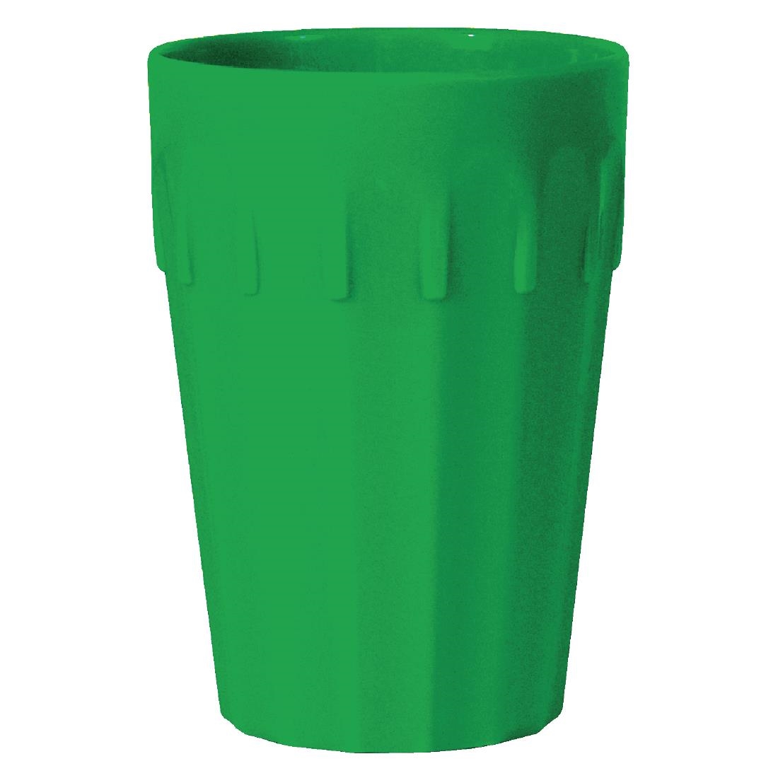 Kristallon Polycarbonate Tumblers Green 260ml (Pack of 12) – [CB776]