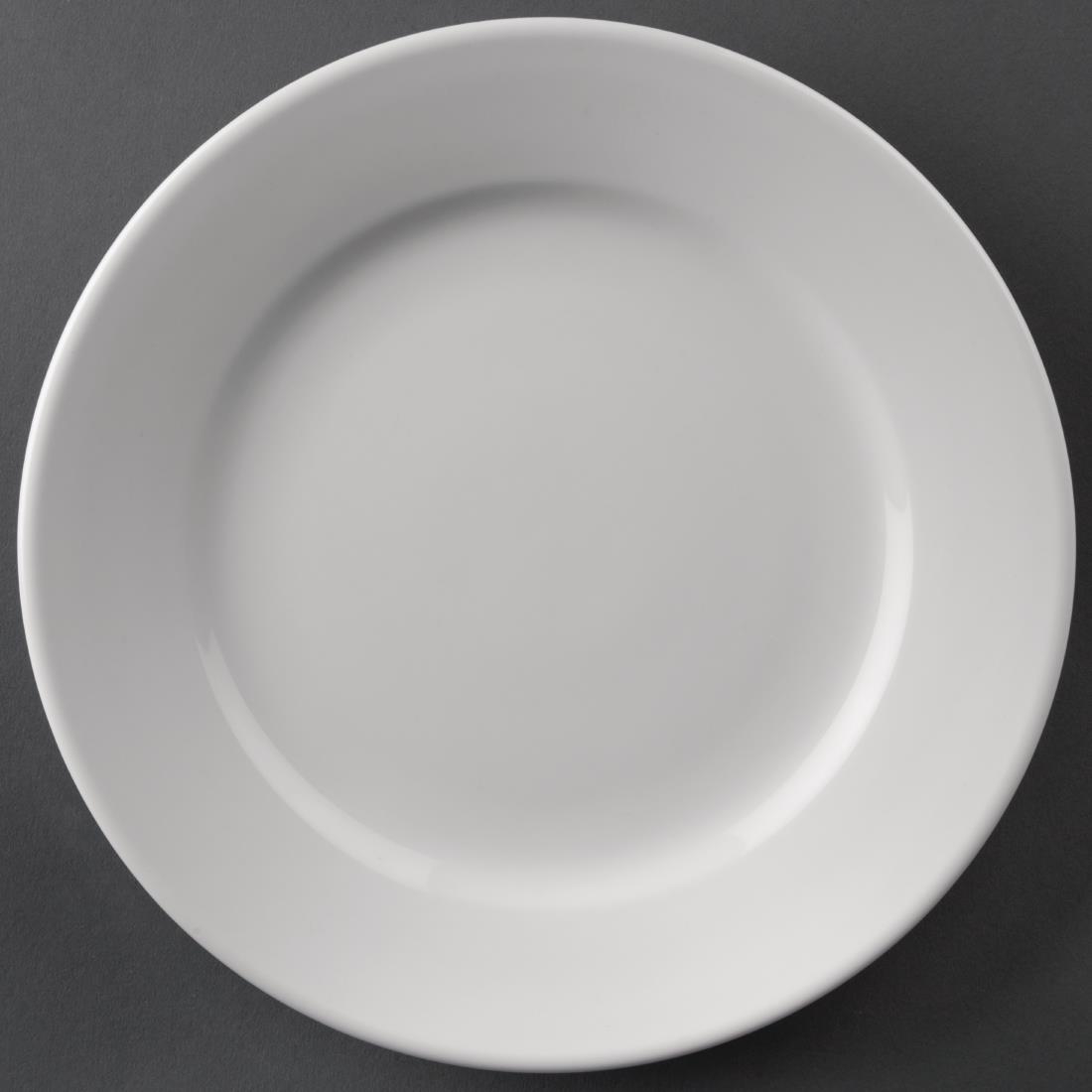 Athena Hotelware Wide Rimmed Plates 202mm (Pack of 12) – [CC207]