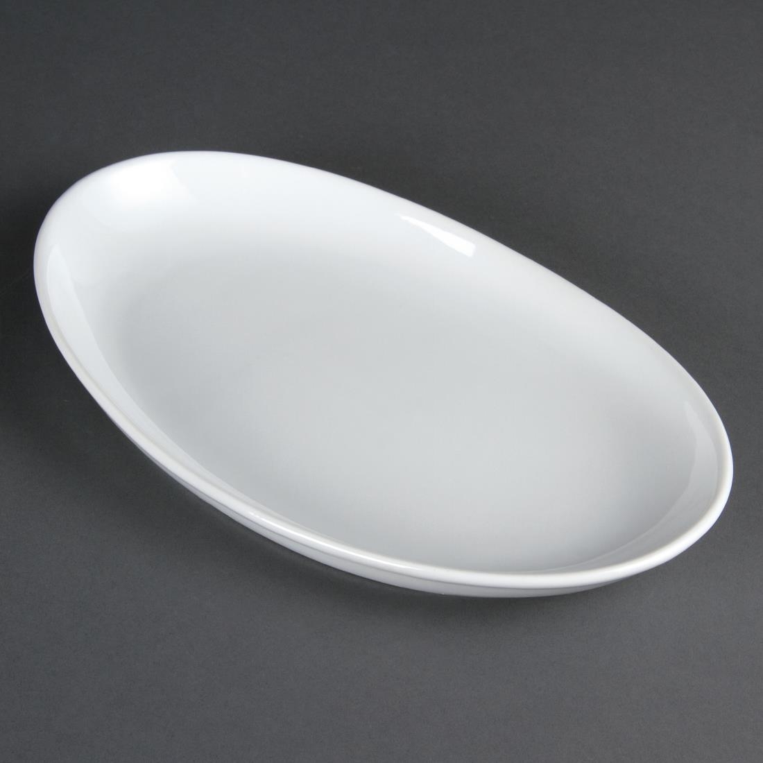 Olympia French Deep Oval Plates 304mm (Pack of 4) – [CC890]