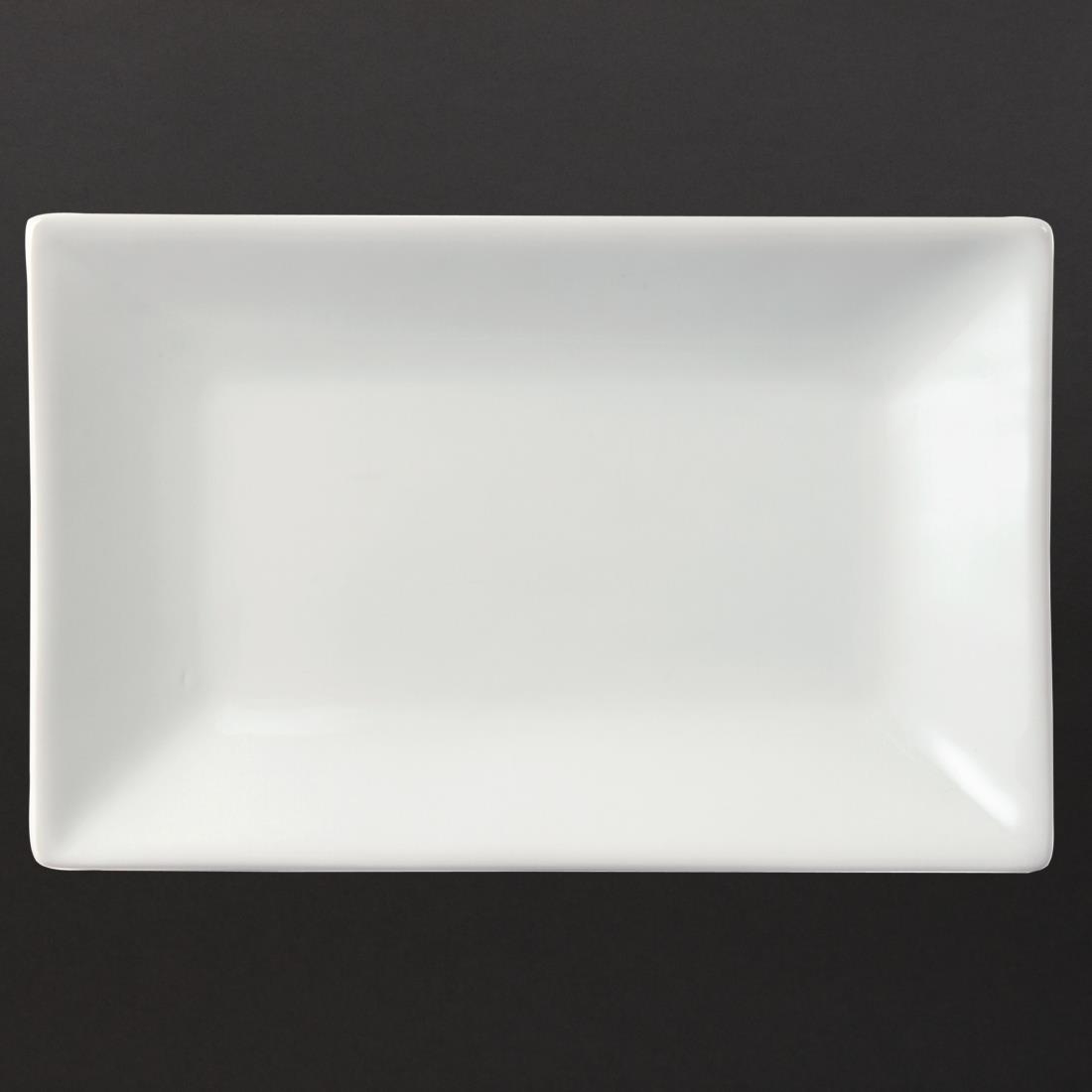 Olympia Serving Rectangular Platters 200x 130mm (Pack of 6) – [CC893]