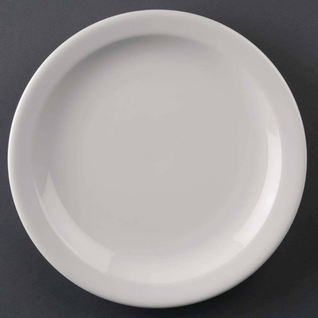 Athena Hotelware Narrow Rimmed Plates 205mm (Pack of 12) – [CF362]