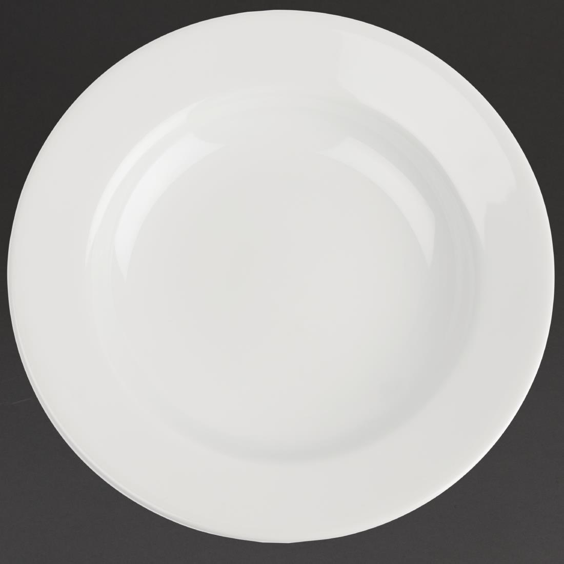 Royal Porcelain Classic White Wide Rim Plates 160mm (Pack of 12) – [CG006]