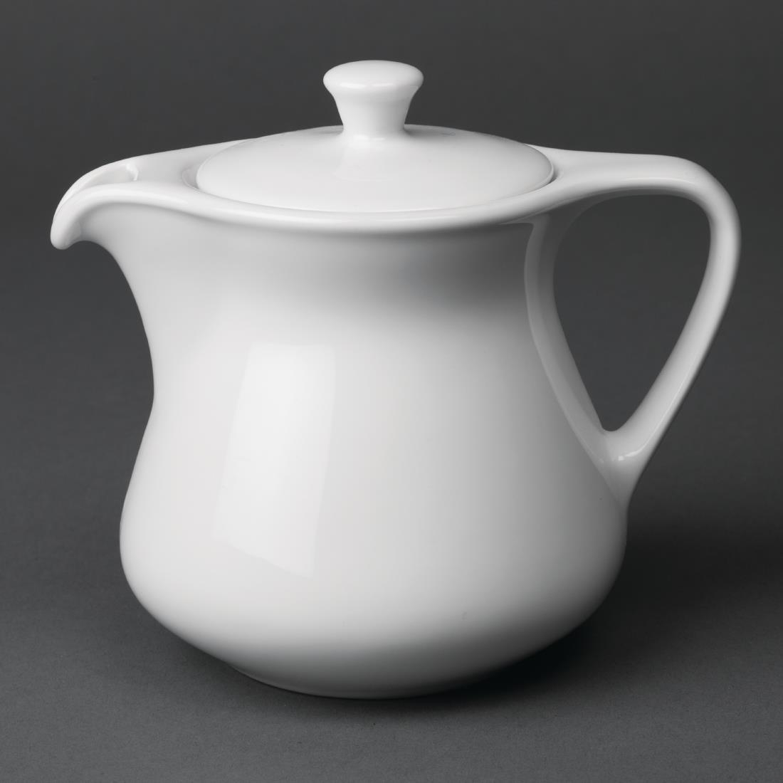 Royal Porcelain Classic White Teapots 300ml (Pack of 12) – [CG039]