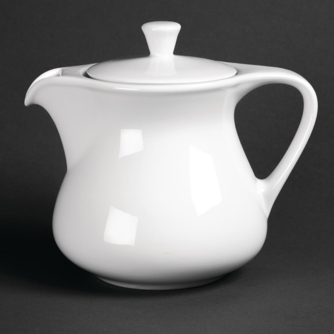 Royal Porcelain Classic White Teapots 750ml – [CG040]