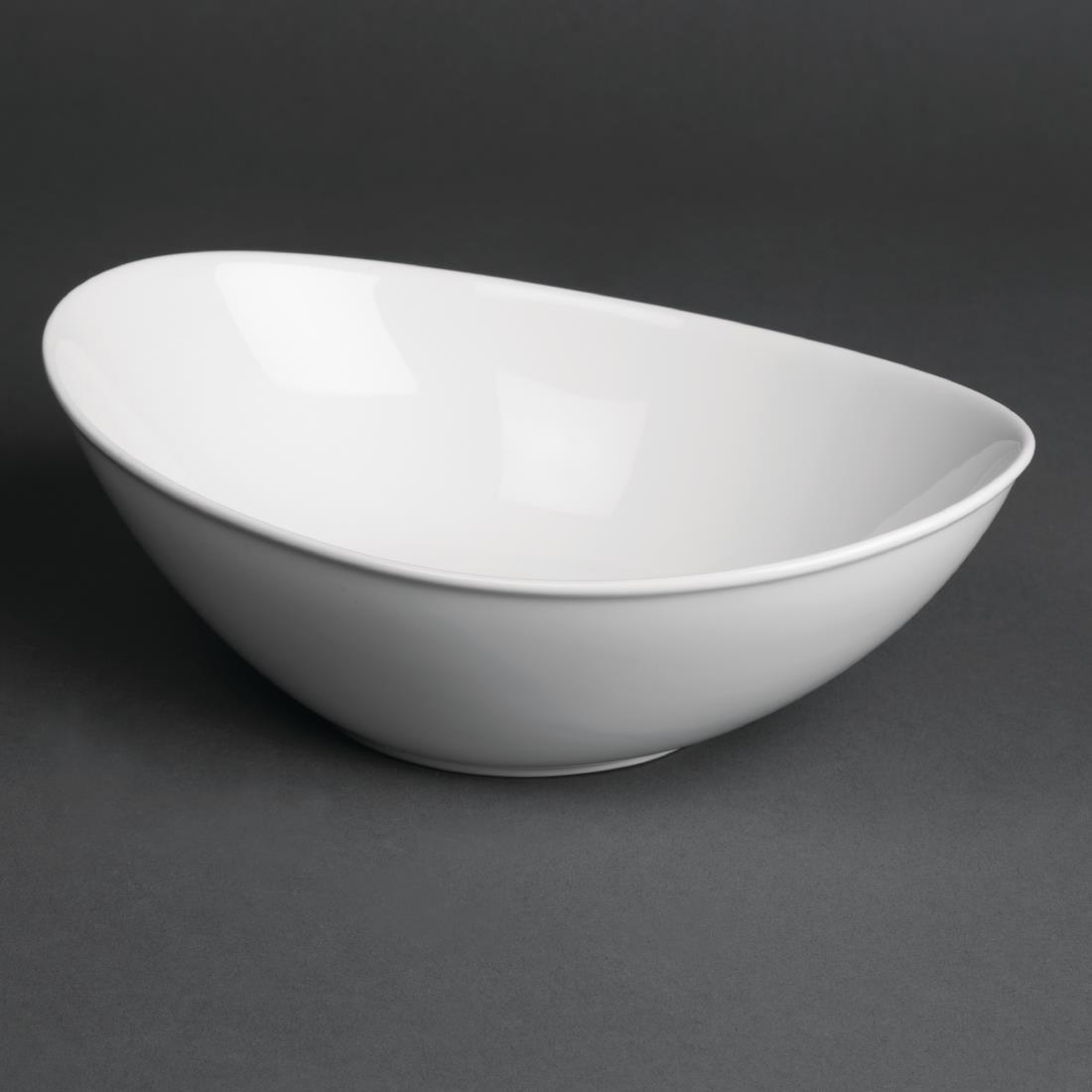 Royal Porcelain Classic White Salad Bowls 200mm (Pack of 6) – [CG060]