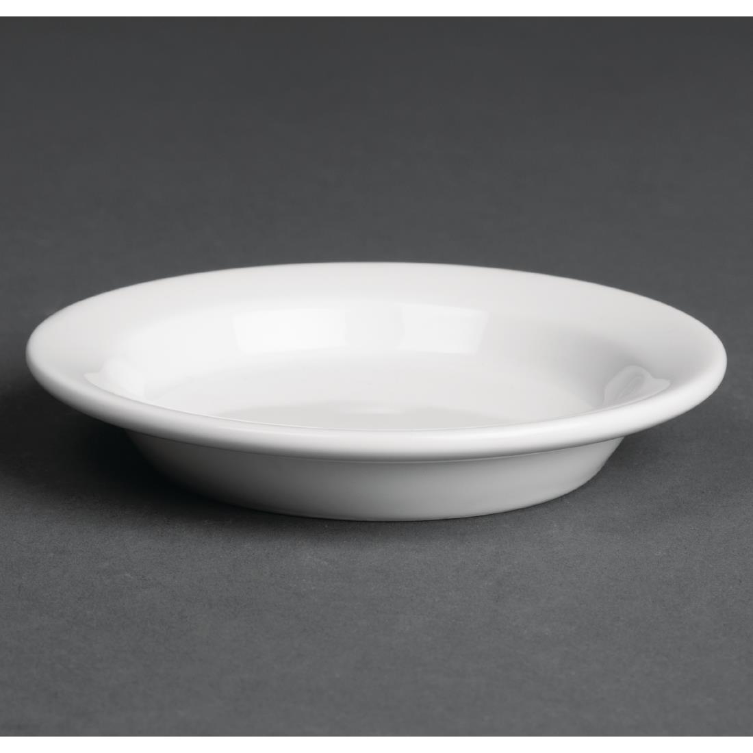 Royal Porcelain Classic White Butter Dishes (Pack of 48) – [CG067]