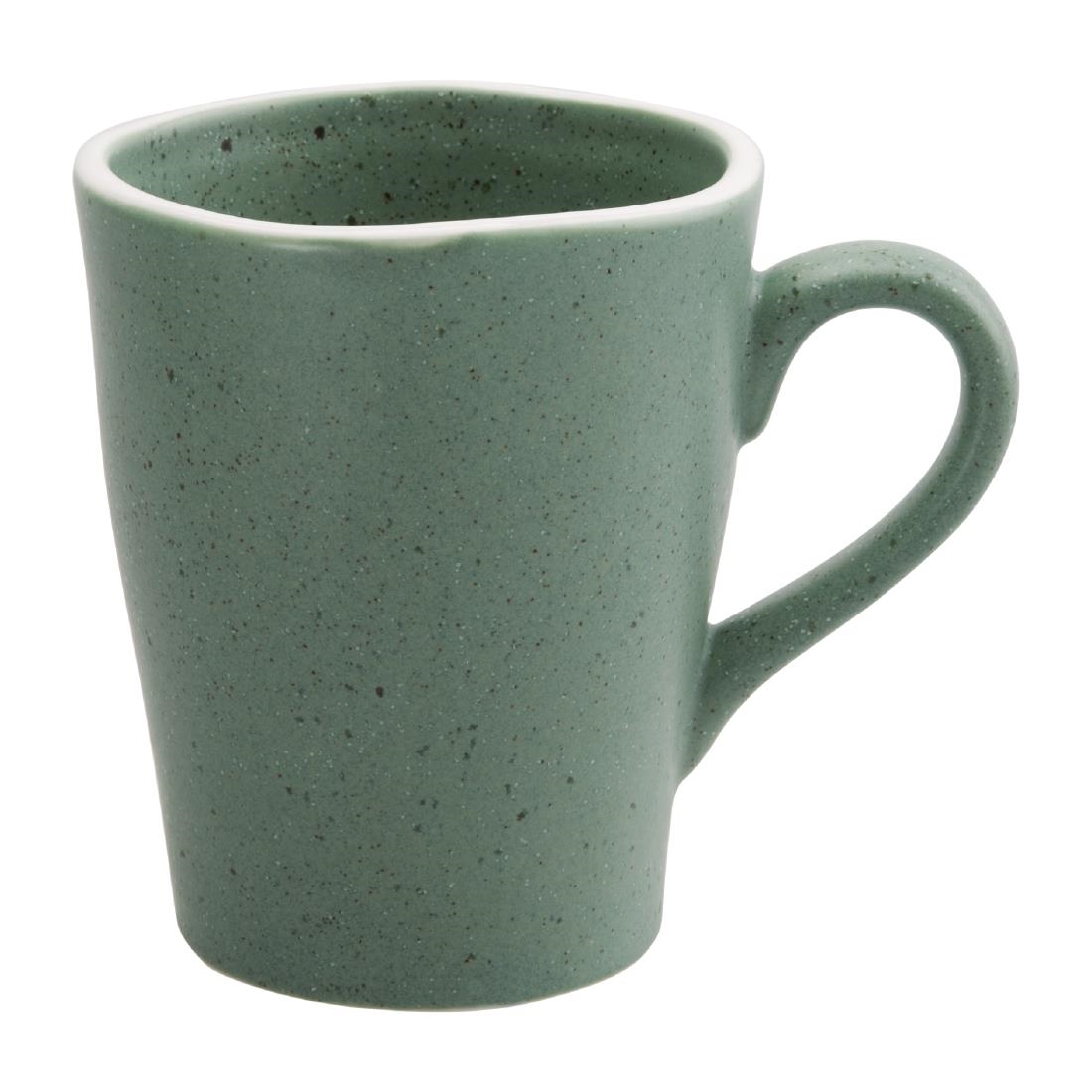 Olympia Chia Mugs Green 340ml (Pack of 6) – [DR805]