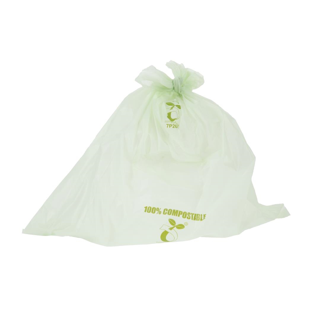 Jantex Small Compostable Caddy Liners 10Ltr (Pack of 24) – [GK890]