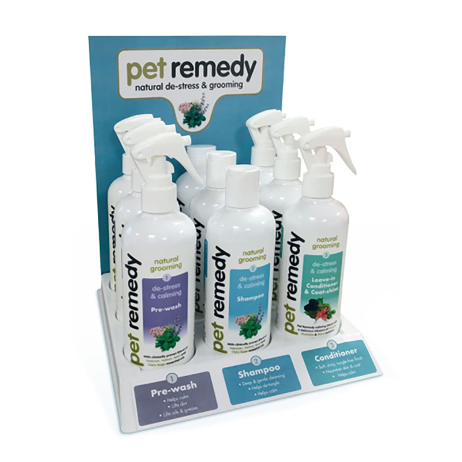 Pet Remedy Grooming Display Unit Starter Pack EACH [PMD0110] eBay