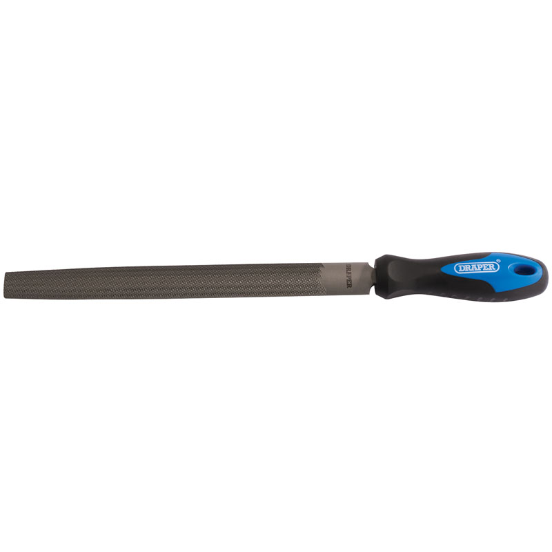 DRAPER 250mm Half Round File and Handle [00010]