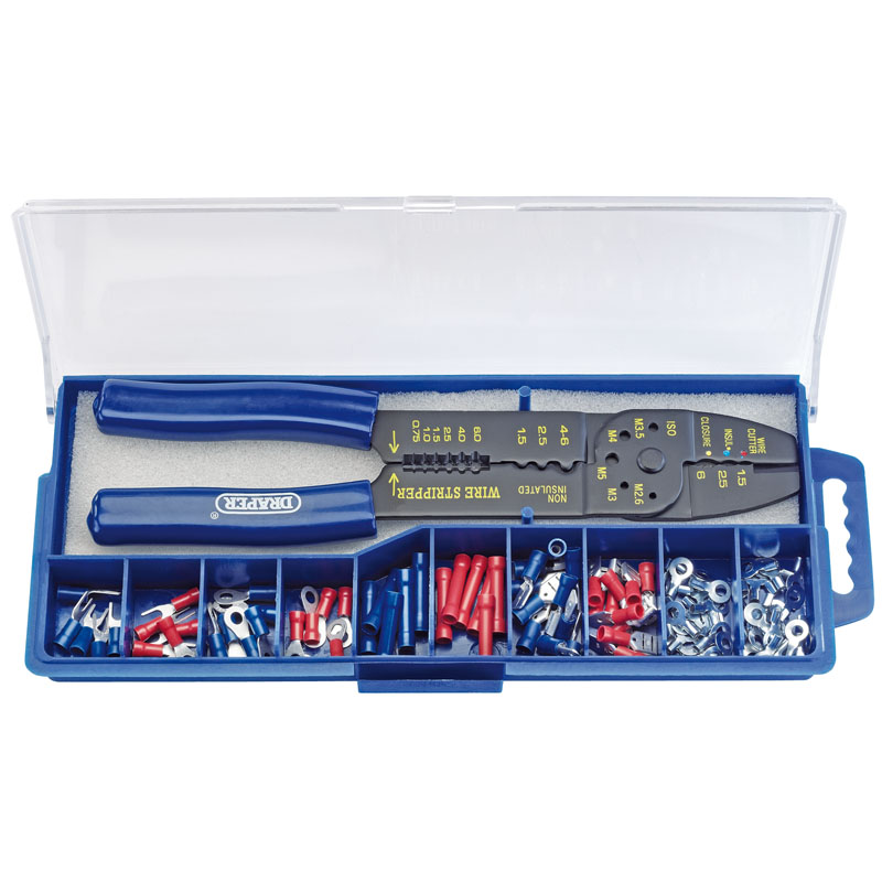 DRAPER 5 Way Crimping Tool and Terminal Kit [13658]