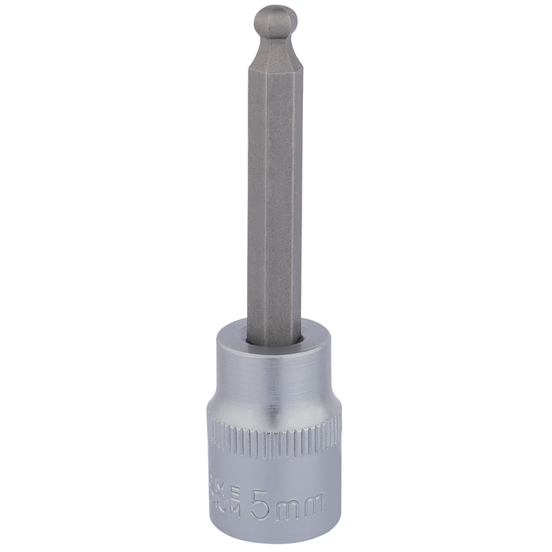 DRAPER 3/8″ Sq. Dr. Ball End Hexagonal Socket Bits (5mm) [16288]