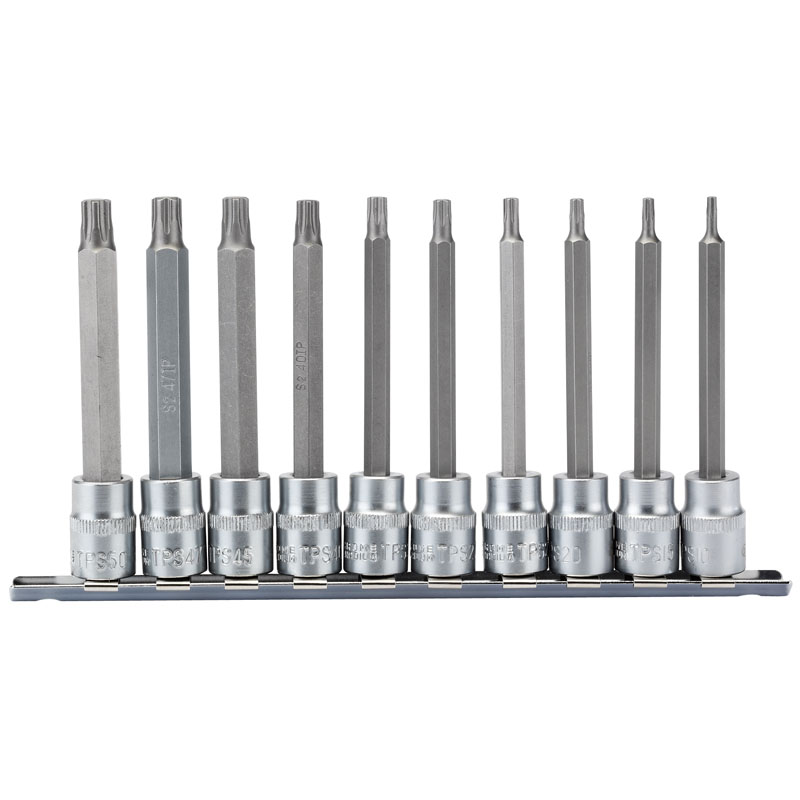 DRAPER 3/8″ Sq. Dr. Draper TX-STAR® Plus Socket Bit Set (10 Piece) [16340]