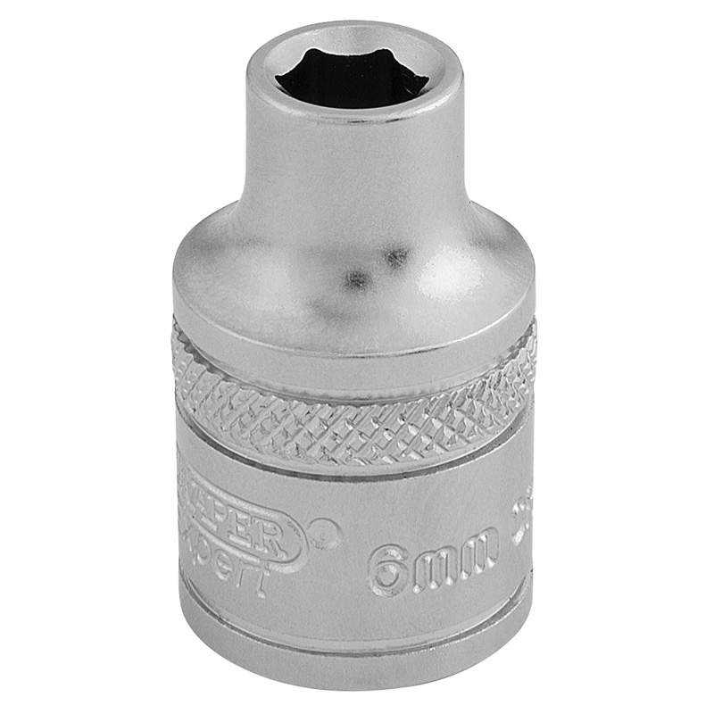 DRAPER 3/8″ Sq. Dr. 6 Point Metric Socket (6mm) [16531]