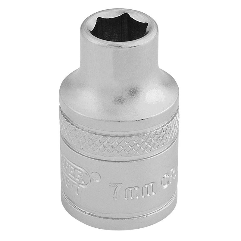 DRAPER 3/8″ Sq. Dr. 6 Point Metric Socket (7mm) [16532]