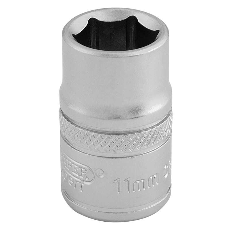 DRAPER 3/8″ Sq. Dr. 6 Point Metric Socket (11mm) [16536]