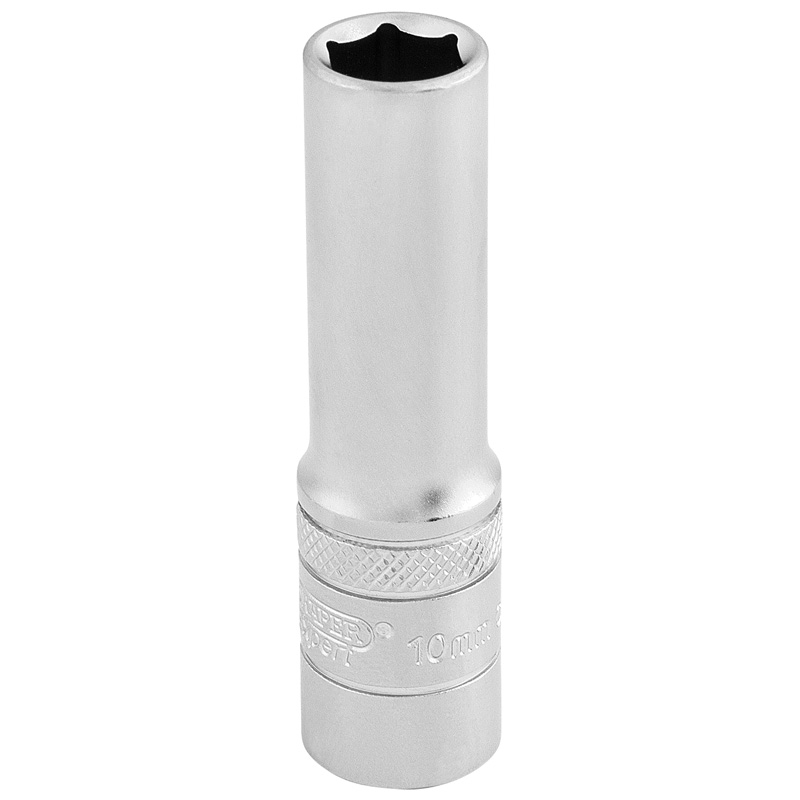 DRAPER 3/8″ Sq. Dr. 6 Point Metric Deep Socket (10mm) [16579]