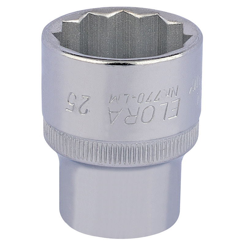 DRAPER 25mm 1/2″ Sq. Dr. Elora Bi-Hexagon Socket [24707]