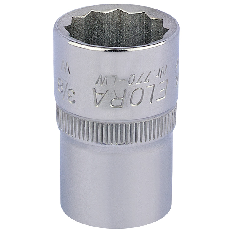 DRAPER 3/8″ 1/2″ Sq. Dr. Elora Whitworth Bi-Hexagon Socket [24830]