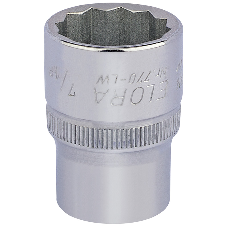 DRAPER 7/16″ 1/2″ Sq. Dr. Elora Whitworth Bi-Hexagon Socket [24848]