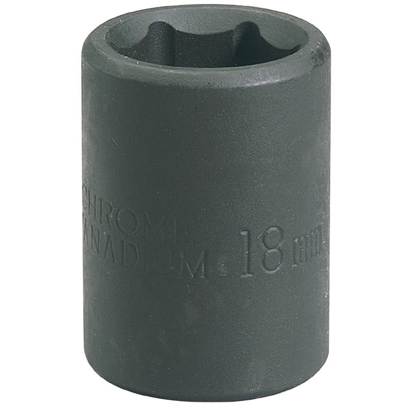 DRAPER 18mm 1/2″ Sq. Dr. Impact Socket (Sold Loose) [26886]