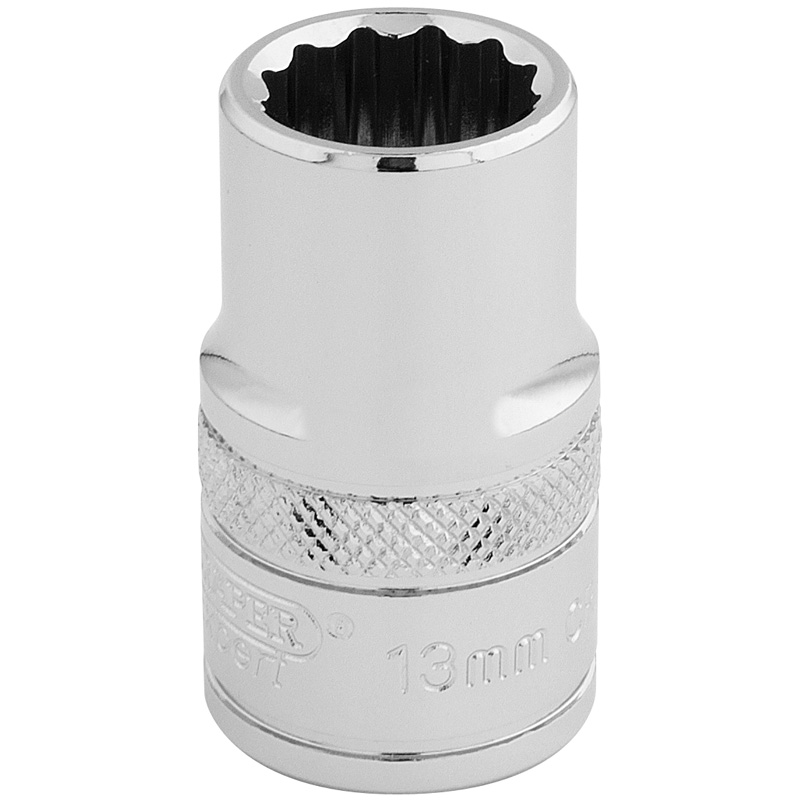 DRAPER 1/2″ Sq. Dr. Hi-Torq® 12 Point Socket (13mm) [33105]