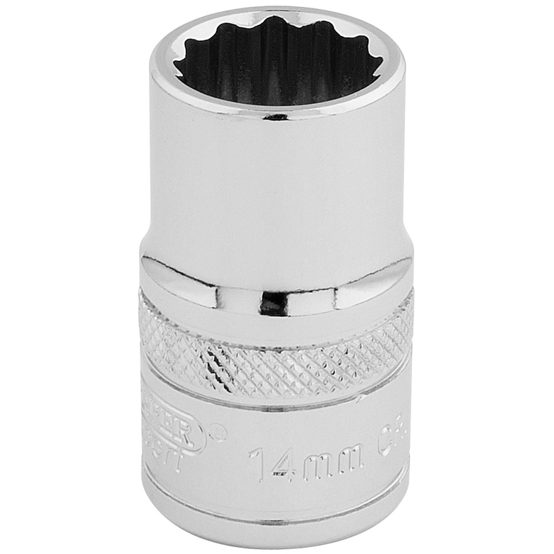 DRAPER 1/2″ Sq. Dr. Hi-Torq® 12 Point Socket (14mm) [33125]