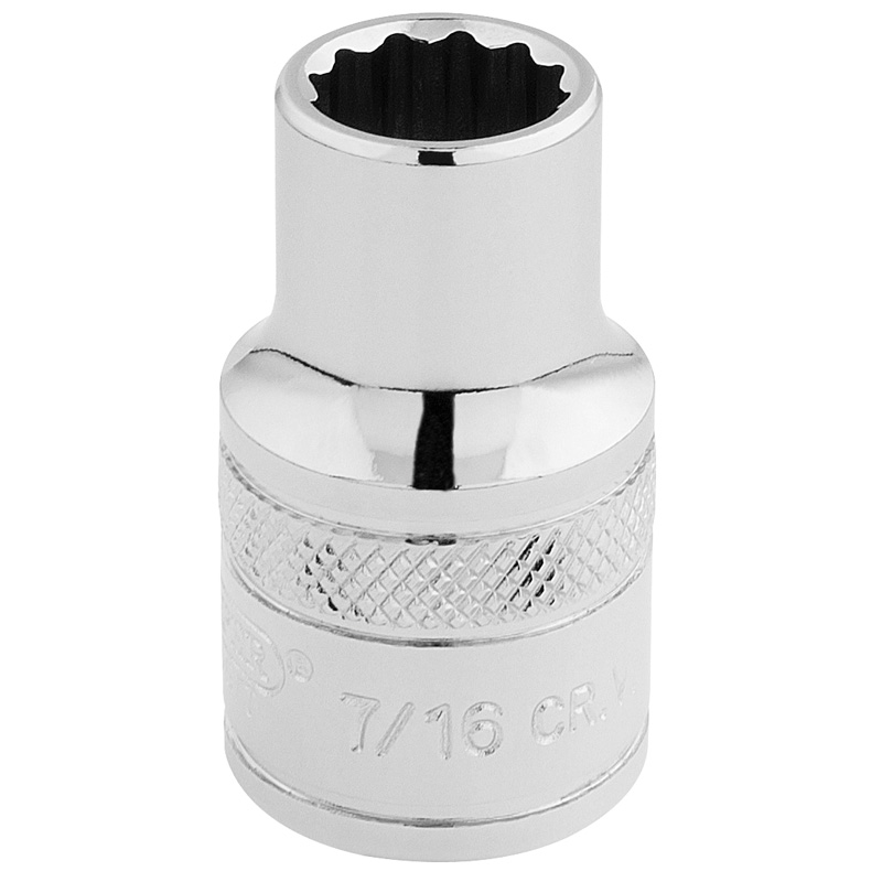 DRAPER 1/2″ Sq. Dr. Hi-Torq® 12 Point Socket (7/16″) [33600]