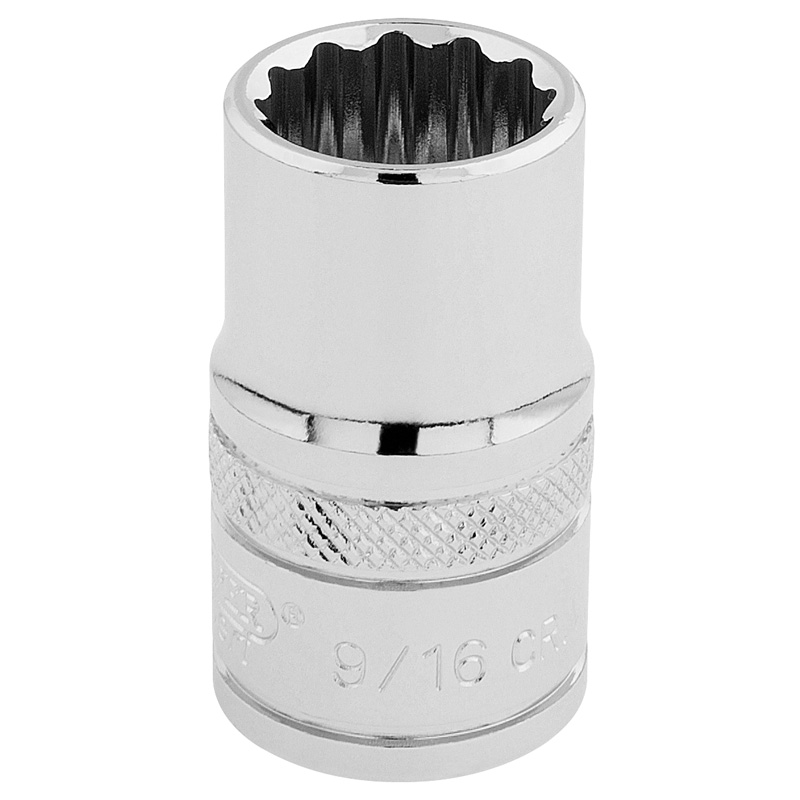 DRAPER 1/2″ Sq. Dr. Hi-Torq® 12 Point Socket (9/16″) [33609]