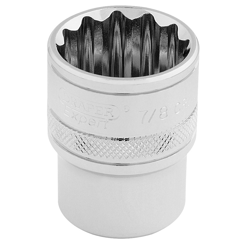 DRAPER 1/2″ Sq. Dr. Hi-Torq® 12 Point Socket (7/8″) [33661]