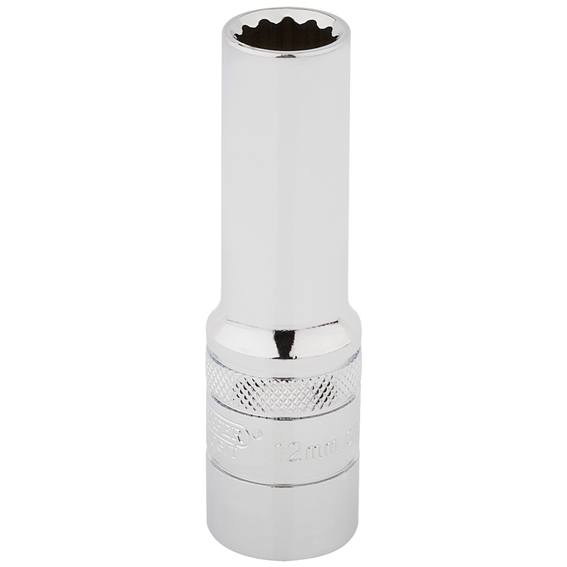 DRAPER 1/2″ Sq. Dr. Hi-Torq® 12 Point Deep Socket (12mm) [33731]