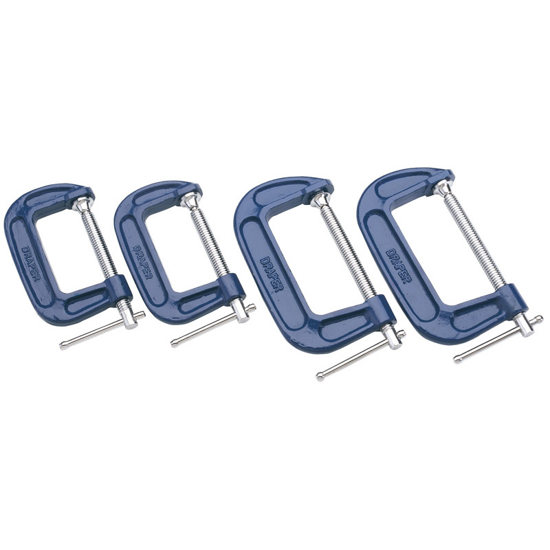 DRAPER C Clamp Set (4 Piece) [38368]