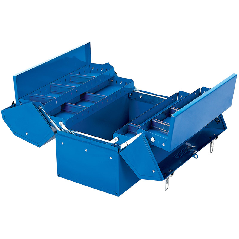 DRAPER 460mm Barn Type Tool Box with 4 Cantilever Trays [48566]