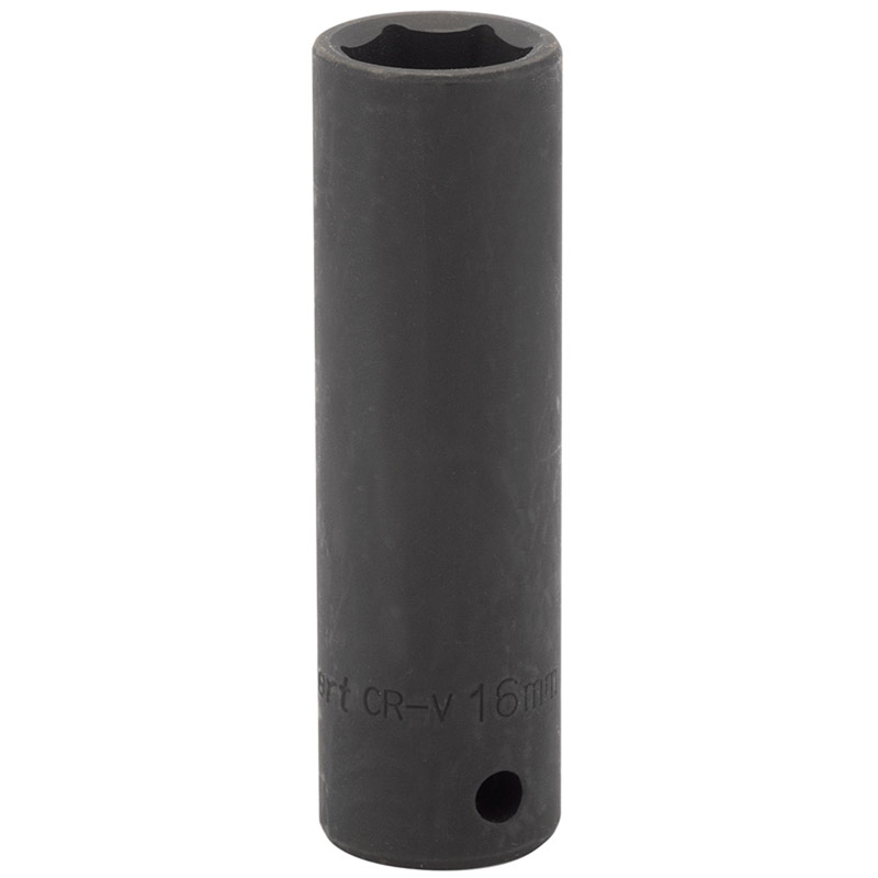 DRAPER 16mm 1/2″ Sq. Dr. Deep Impact Socket (Sold Loose) [59877]