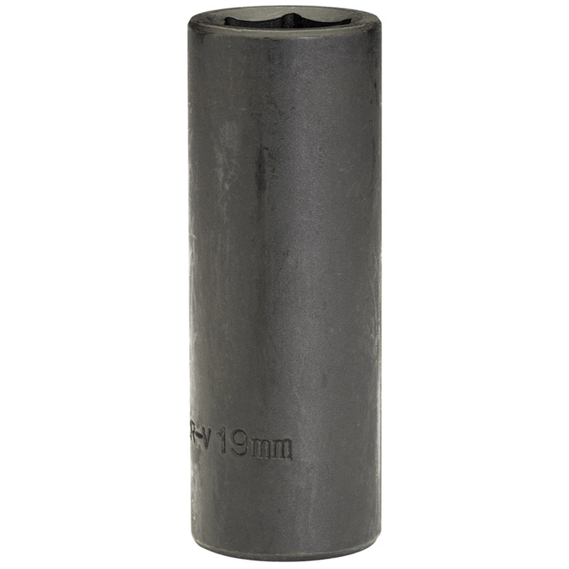 DRAPER 19mm 1/2″ Sq. Dr. Deep Impact Socket (Sold Loose) [59880]