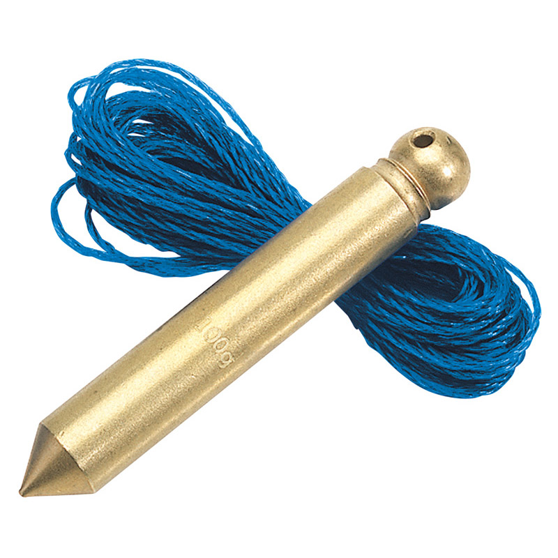 DRAPER Plumb Bob with 5M (Approx ) Nylon Line [60698]