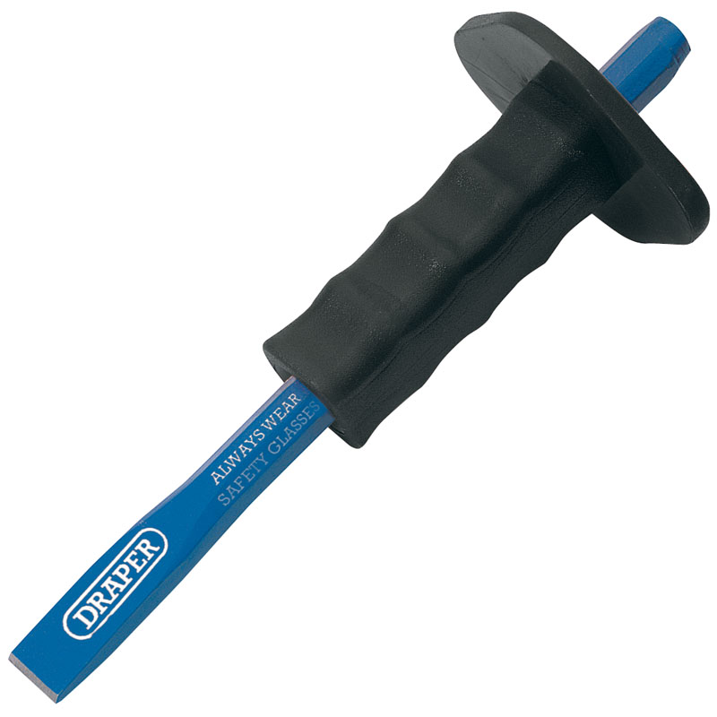 DRAPER 19 x 250mm Octagonal Shank Cold Chisel with Hand Guard (Sold Loose) [63747]