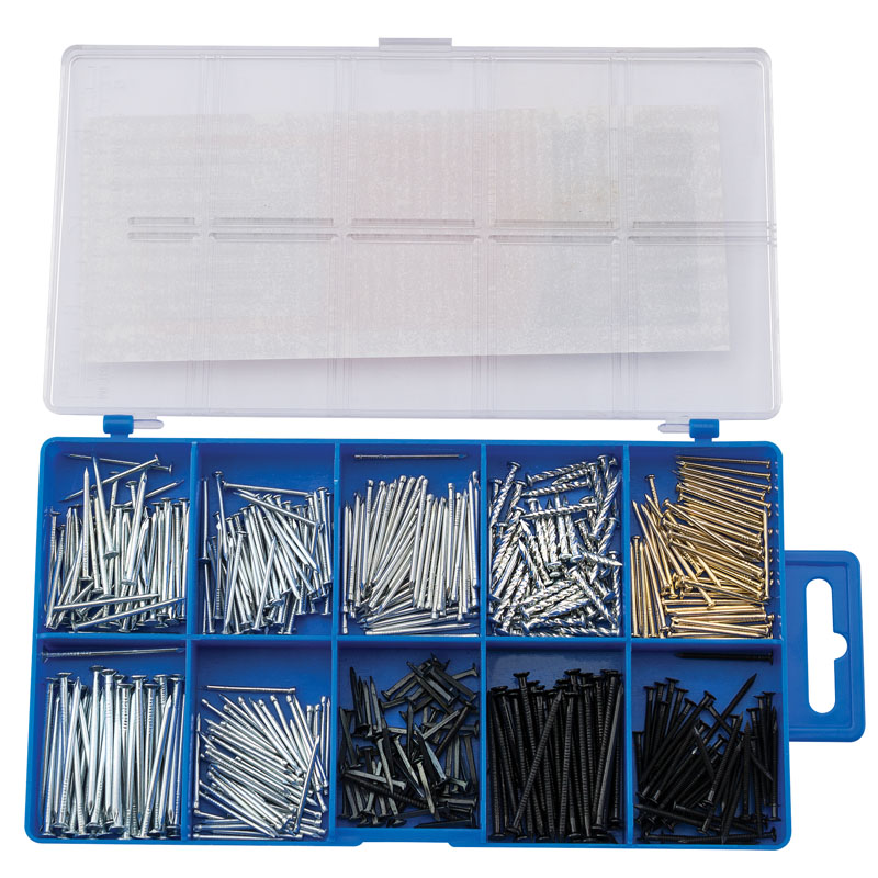 DRAPER Nail and Pin Assortment (485 Piece) [69042]